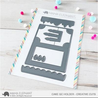 Mama Elephant Creative Cuts - Cake Giftcard Holder